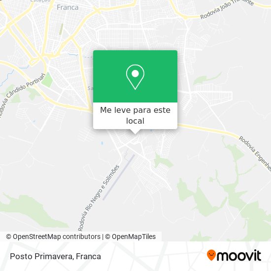Posto Primavera mapa