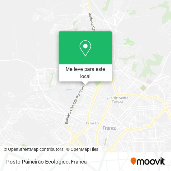 Posto Paineirão Ecológico mapa