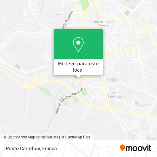 Posto Carrefour mapa
