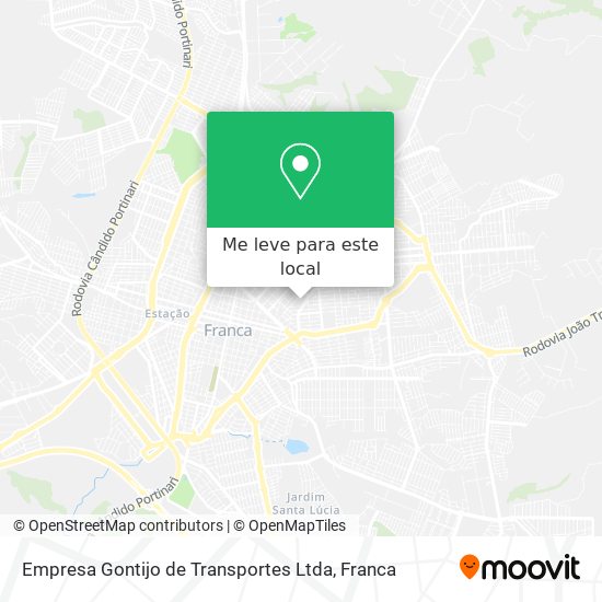 Empresa Gontijo de Transportes Ltda mapa