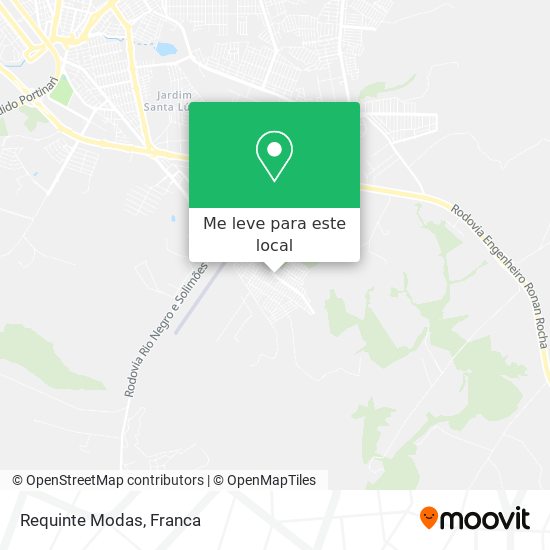 Requinte Modas mapa