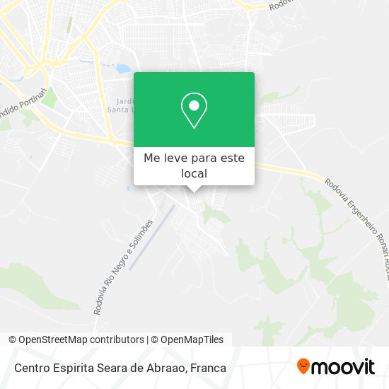 Centro Espirita Seara de Abraao mapa