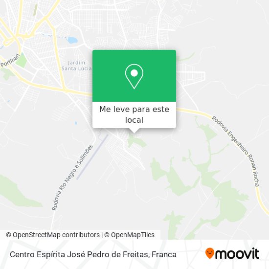Centro Espírita José Pedro de Freitas mapa