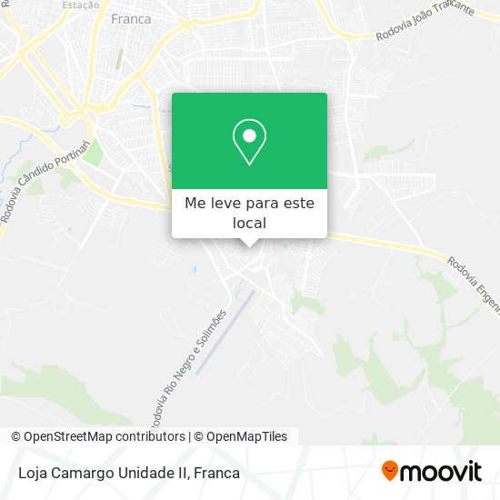 Loja Camargo Unidade II mapa