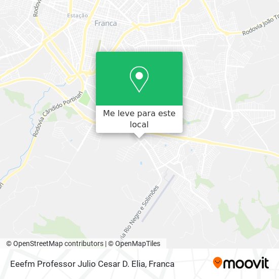 Eeefm Professor Julio Cesar D. Elia mapa