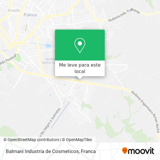 Balmani Industria de Cosmeticos mapa