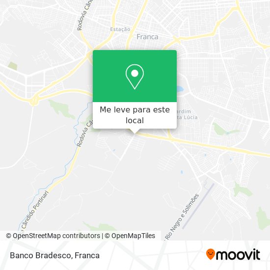 Banco Bradesco mapa