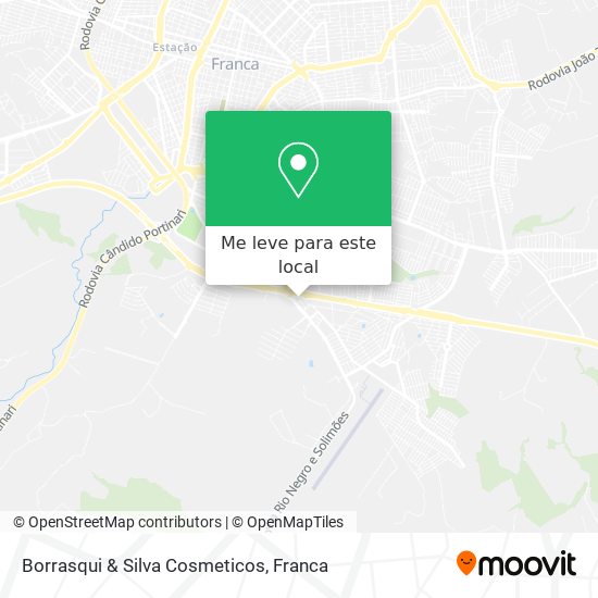 Borrasqui & Silva Cosmeticos mapa