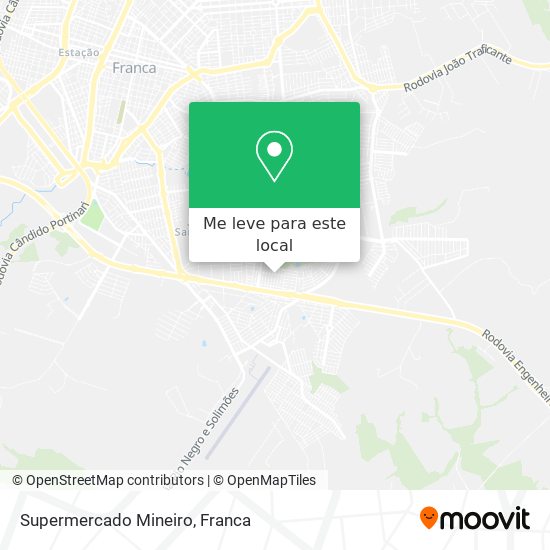 Supermercado Mineiro mapa