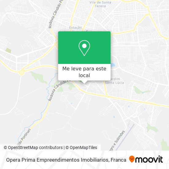Opera Prima Empreendimentos Imobiliarios mapa