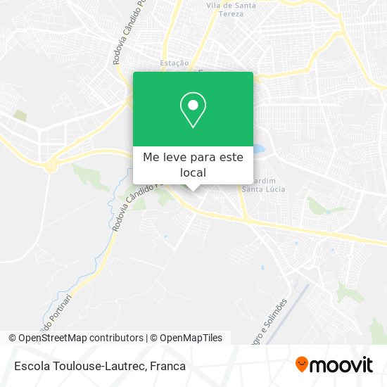 Escola Toulouse-Lautrec mapa