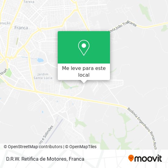 D.R.W. Retifica de Motores mapa