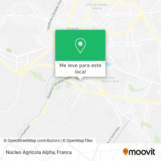 Núcleo Agrícola Alpha mapa
