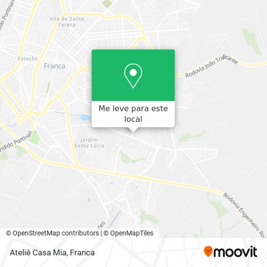 Ateliê Casa Mia mapa