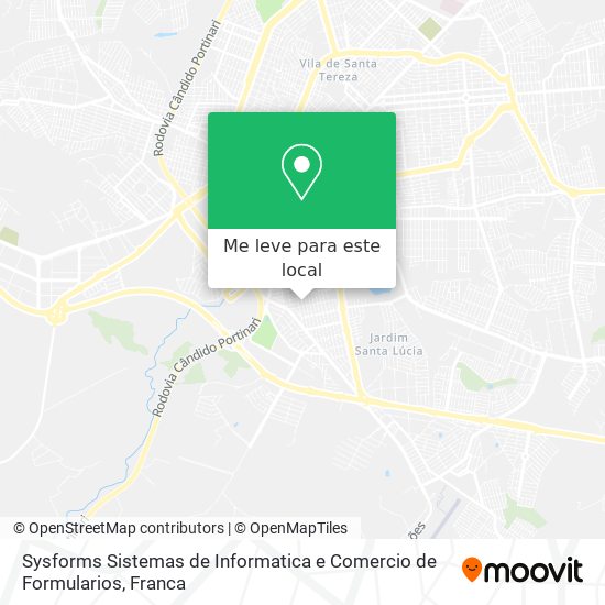 Sysforms Sistemas de Informatica e Comercio de Formularios mapa