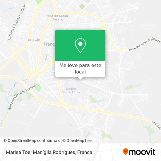 Marisa Tosi Maníglia Rodrígues mapa