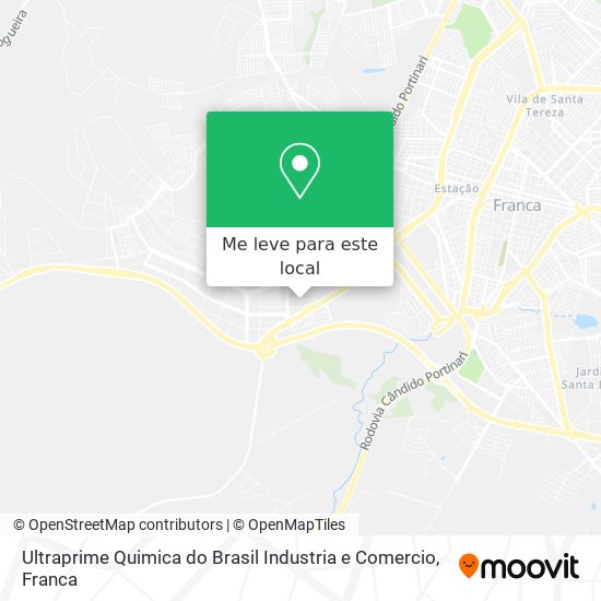 Ultraprime Quimica do Brasil Industria e Comercio mapa