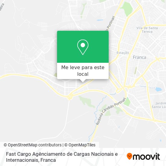 Fast Cargo Agênciamento de Cargas Nacionais e Internacionais mapa
