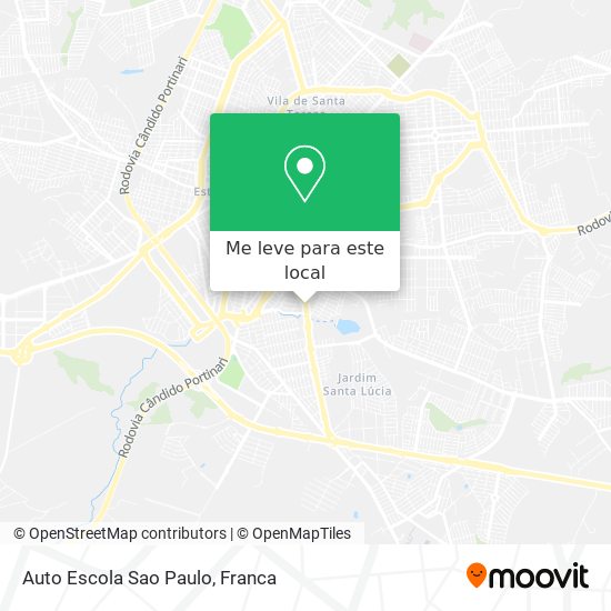 Auto Escola Sao Paulo mapa