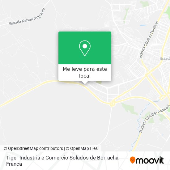 Tiger Industria e Comercio Solados de Borracha mapa