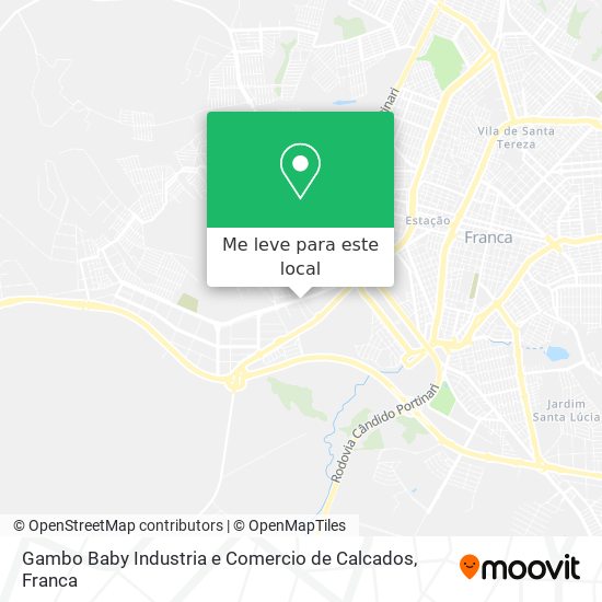 Gambo Baby Industria e Comercio de Calcados mapa