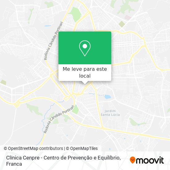 Clínica Cenpre - Centro de Prevenção e Equilíbrio mapa