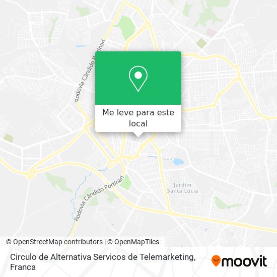 Circulo de Alternativa Servicos de Telemarketing mapa
