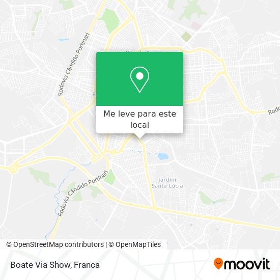 Boate Via Show mapa