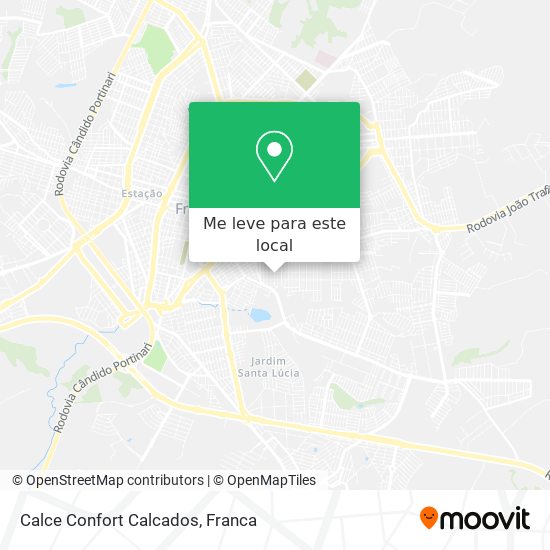 Calce Confort Calcados mapa