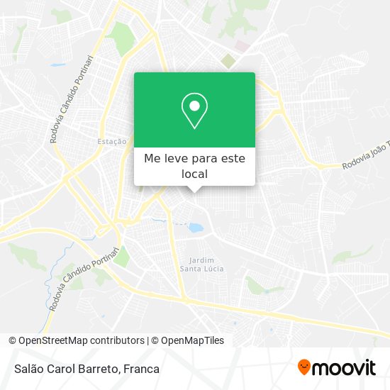 Salão Carol Barreto mapa