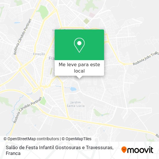 Salão de Festa Infantil Gostosuras e Travessuras mapa