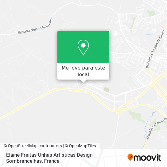 Elaine Freitas Unhas Artisticas Design Sombrancelhas mapa