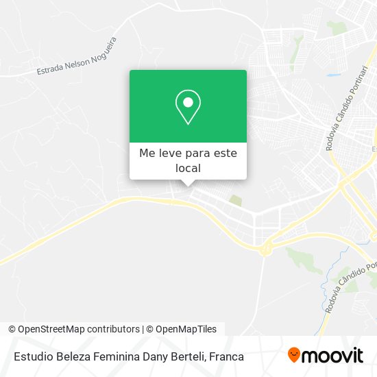 Estudio Beleza Feminina Dany Berteli mapa