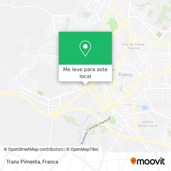 Trans Pimenta mapa