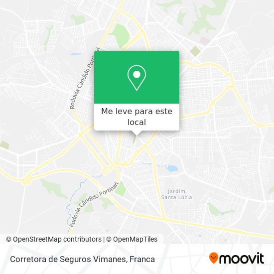 Corretora de Seguros Vimanes mapa