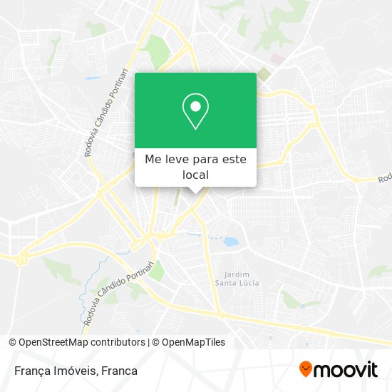França Imóveis mapa