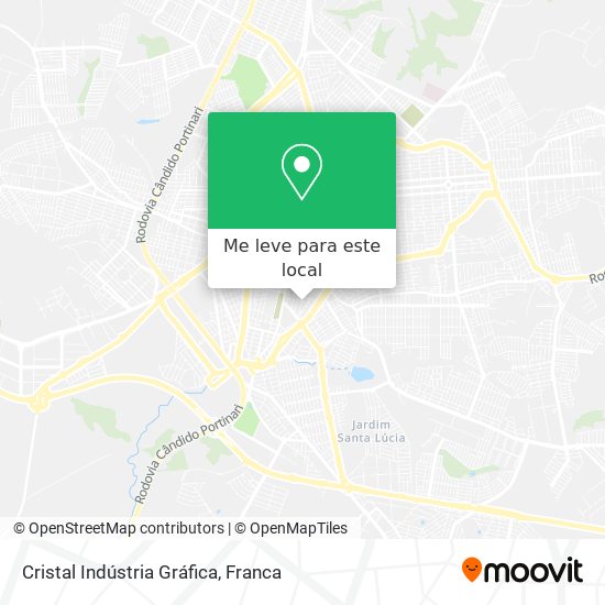 Cristal Indústria Gráfica mapa