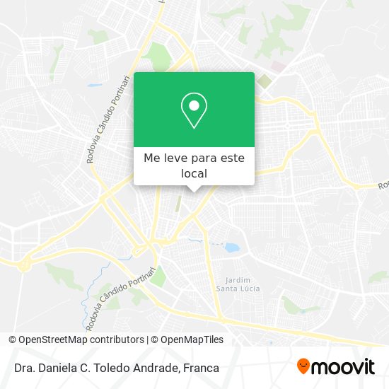 Dra. Daniela C. Toledo Andrade mapa