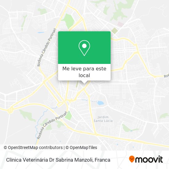 Clínica Veterinária Dr Sabrina Manzoli mapa