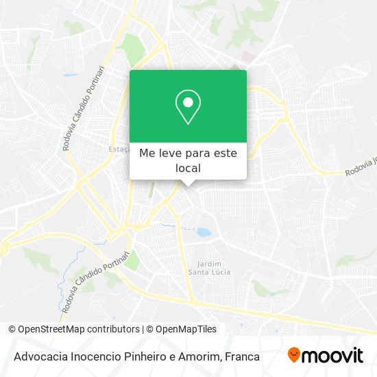 Advocacia Inocencio Pinheiro e Amorim mapa