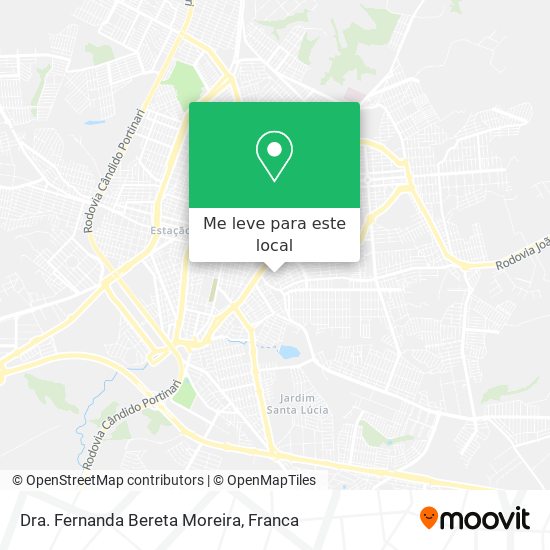 Dra. Fernanda Bereta Moreira mapa