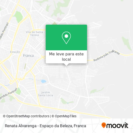 Renata Alvarenga - Espaço da Beleza mapa