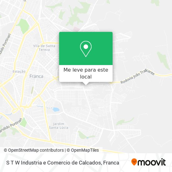 S T W Industria e Comercio de Calcados mapa