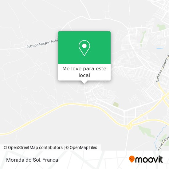 Morada do Sol mapa
