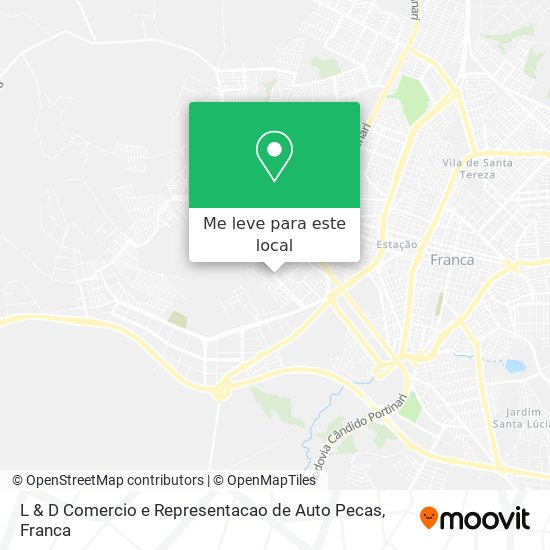L & D Comercio e Representacao de Auto Pecas mapa
