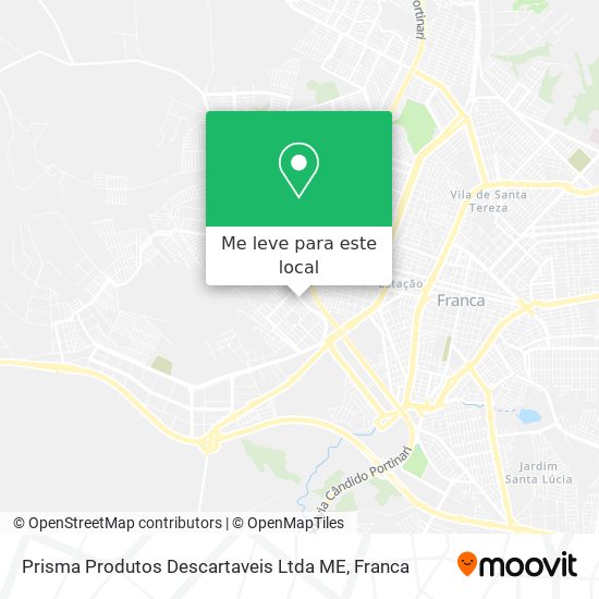 Prisma Produtos Descartaveis Ltda ME mapa
