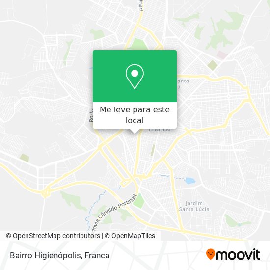 Bairro Higienópolis mapa