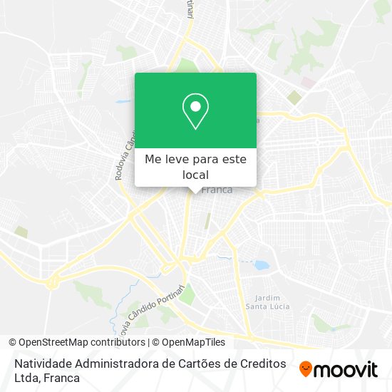Natividade Administradora de Cartões de Creditos Ltda mapa