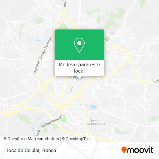 Toca do Celular mapa