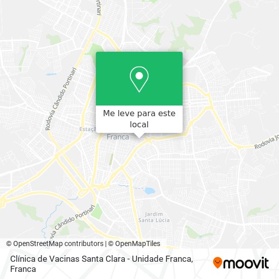 Clínica de Vacinas Santa Clara - Unidade Franca mapa